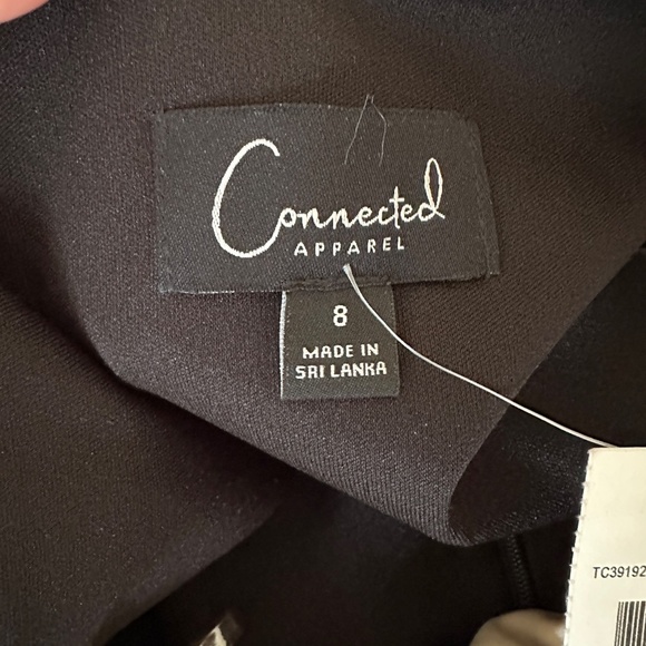 *CONNECTED APPAREL* Black x Tan Sleeveless Formal Dress NWT Size 8 - Picture 6 of 8